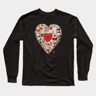 Drifting Heart Long Sleeve T-Shirt